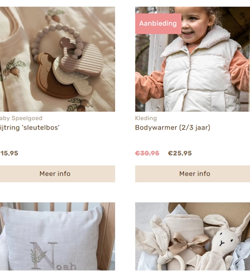 minikid Shopify Webshop functioe 2