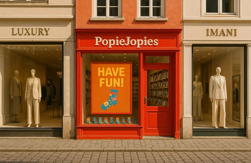 PopieJopies Shopify Webshop top image